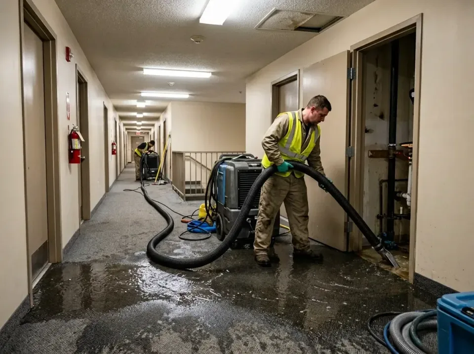 multi-unit-apartment-hallway-f-005 — frequently asked questions, Emergency Burst Pipe Water Extraction & Removal in Warrenvi…
